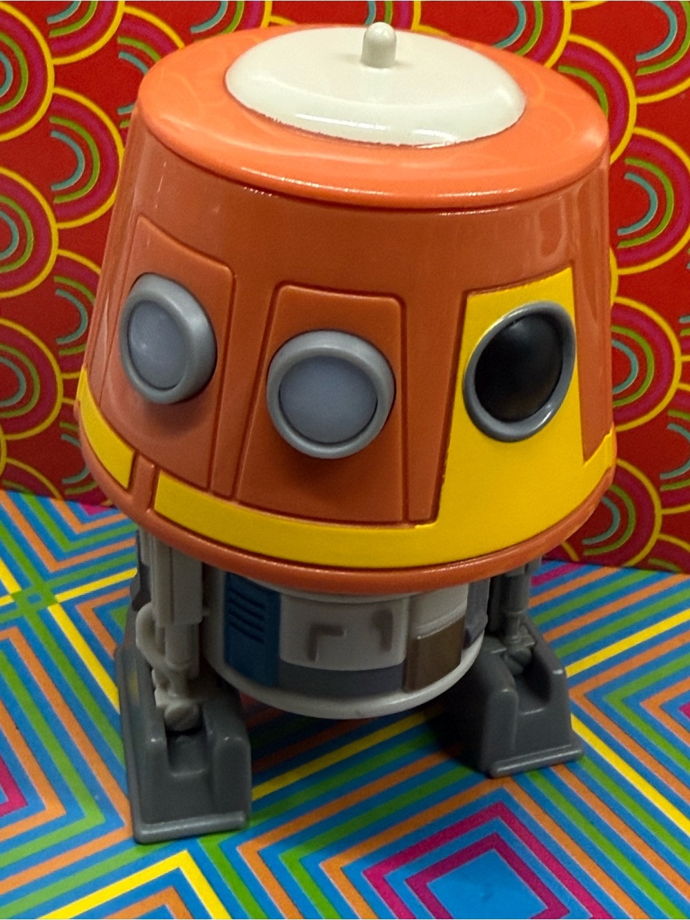 Star Wars Droidables Chopper (C1-10P) Electronic Action Figure, a 4-inch